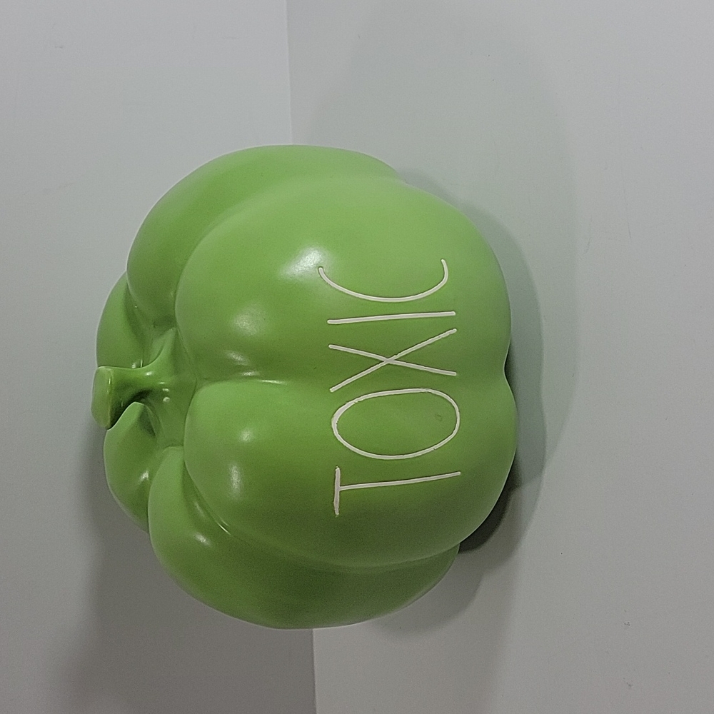 Rae Dunn Green Toxic Pumpkin